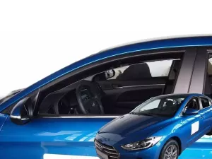 Дефлекторы окон Hyundai Elantra VI (AD; 16-20) SD - Heko (вставные) 3