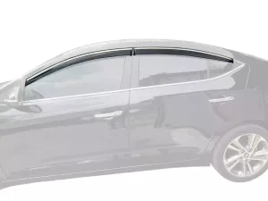 Дефлекторы окон Hyundai Elantra VI (16-20) Sd - Niken (с хром молдингом)