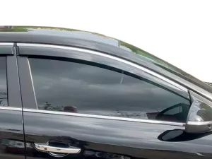 Дефлекторы окон Hyundai Elantra VI (16-20) Sd - Niken (с хром молдингом) 7