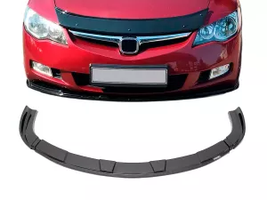 Спліттер переднього бампера Honda Civic VIII (06-12) Sedan - ABS