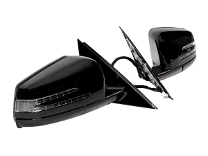 Зеркала Mercedes S W221 (05-13) - стиль рестайлинга (чёрные)