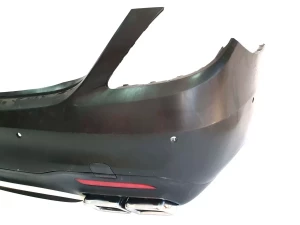 Бампер задний Mercedes S W222 (18-20) – S63 AMG (с насадками) 2