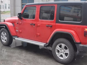 Пороги бічні JEEP Wrangler JL (18-) 4D - OEM (сірі) 4