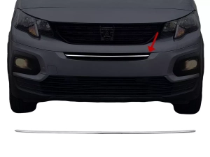 Хром на передній бампер Peugeot Rifter (18-)