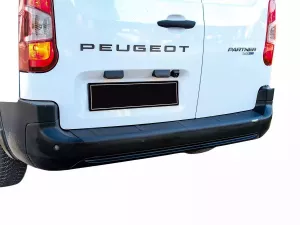 Накладка на задній бампер Peugeot Partner III / Rifter (18-) - ABS 7