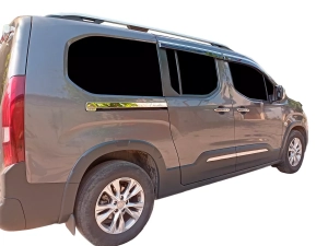 Хром молдинг під зсувні двері Peugeot Partner III / Rifter (18-) 4