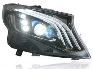 Фары передние Mercedes Vito III W447 (14-) - Led Maybach стиль 2