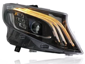 Фары передние Mercedes Vito III W447 (14-) - Led Maybach стиль 3