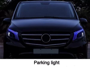 Фары передние Mercedes Vito III W447 (14-) - Led Maybach стиль 5