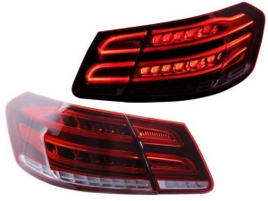 Фонари задние Mercedes E W212 (13-16) Sedan - LED красные
