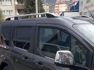 Рейлинги Ford Connect II (14-22) короткая база - Elegance (серебряные) 3