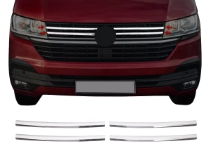 Хром накладки на решётку радиатора VW T6.1 (19-23)