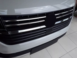 Хром накладки на решётку радиатора VW T6.1 (19-23) 7