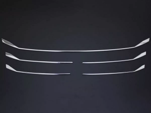 Хром накладки на решётку бампера VW T6.1 (19-23) 2