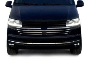 Хром накладки на решётку бампера VW T6.1 (19-23) 6