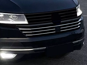Хром накладки на решётку бампера VW T6.1 (19-23) 8