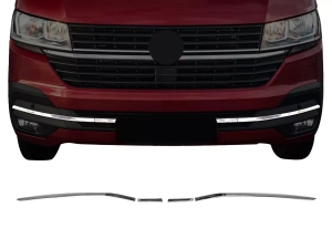 Хром полоса на передний бампер VW T6.1 (19-23)
