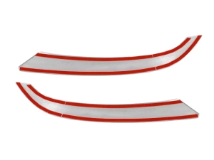 Хром реснички под фары VW T6.1 (19-23) - нижние 3