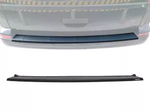 Накладка на задний бампер VW T6 / T6.1 (15-23) 1 дверь - ABS (чёрная)