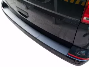 Накладка на задний бампер VW T6 / T6.1 (15-23) 1 дверь - ABS (чёрная) 8