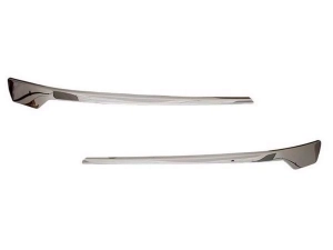 Хром реснички на фары VW T6.1 (19-23) - верхние 2