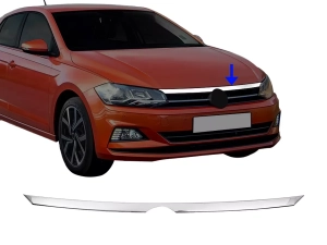 Хром накладка на решётку VW Polo VI (AW; 17-) - верхняя