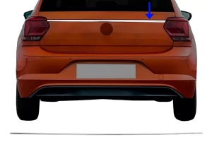 Хром накладка над номером VW Polo VI (AW; 17-) Htb