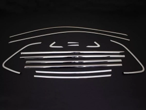 Хром повні молдинги вікон VW Polo VI (AW; 17-) 5D Htb 2