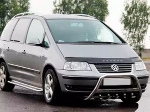 Кенгурятник VW Sharan I (7M; 95-10) - с надписью 2