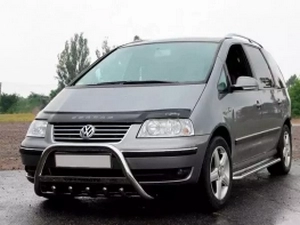 Кенгурятник VW Sharan I (7M; 95-10) - с надписью 4