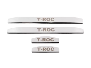 Накладки на пороги VW T-Roc I (17-25) - Carmos