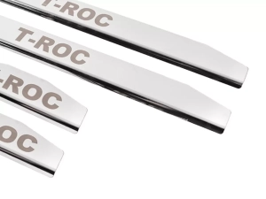 Накладки на пороги VW T-Roc I (17-25) - Carmos 3