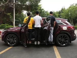 Пороги боковые Infiniti QX50 II (P71A; 18-) - OEM стиль 8