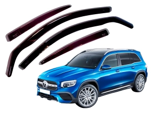 Дефлектори вікон Mercedes GLB X247 (19-) - Heko (вставні)