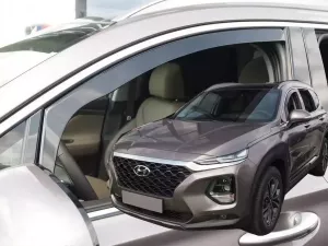 Дефлекторы окон Hyundai Santa Fe IV (TM; 19-23) - Heko (вставные) 3