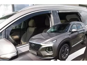 Дефлекторы окон Hyundai Santa Fe IV (TM; 19-23) - Heko (вставные) 4