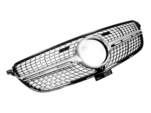 Решётка Mercedes GLE Coupe C292 (15-19) - Diamond (серебряная) 2