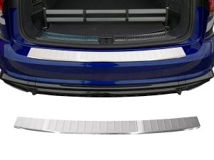 Накладка на задний бампер VW Touareg III (CR; 18-) - Omsa (матовая)