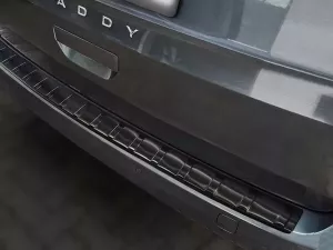 Накладка на задний бампер VW Caddy IV (SB; 21-) - Avisa (чёрная) 6