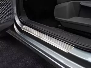 Накладки на пороги VW Caddy IV (SB; 21-) - Avisa (стальные) 4