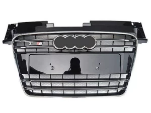 Решітка Audi TT (8J; 06-14) - TTS стиль (хром-чорна)