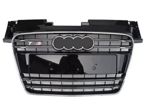 Решётка Audi TT (8J; 06-14) - TTS стиль (хром-чёрная) 2