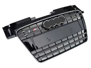 Решётка Audi TT (8J; 06-14) - TTS стиль (хром-чёрная) 3