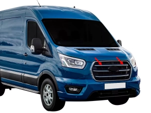 Хром накладки на решітку Ford Transit Mk9 (20-) - Omsa 5
