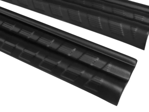 Накладки на дверные пороги Mercedes Sprinter W906 (06-18) - ABS (чёрные) 6