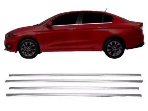 Хром нижние молдинги окон Fiat Tipo II / Egea (15-) Седан