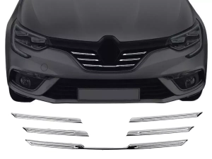 Хром на решітку радіатора Renault Megane IV (16-20) - Carmos