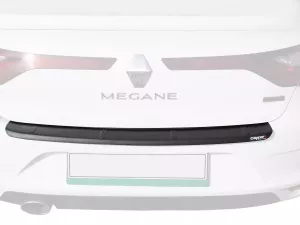 Накладка на задний бампер Renault Megane IV (16-27) Седан - ABS (чёрная)