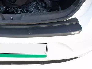 Накладка на задний бампер Renault Megane IV (16-27) Седан - ABS (чёрная) 5