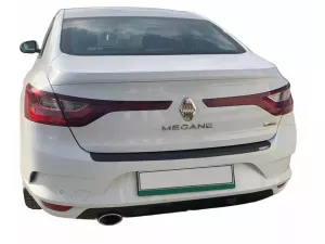 Накладка на задний бампер Renault Megane IV (16-27) Седан - ABS (чёрная) 7